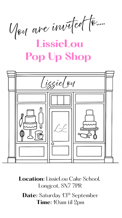 The Ultimate Pop Up Cake Show hosted by LissieLou - JANUARY 2025!
