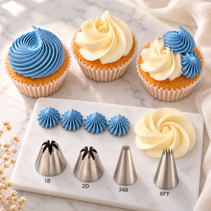 The Ultimate Cupcake Nozzle Bundle - Set of 4