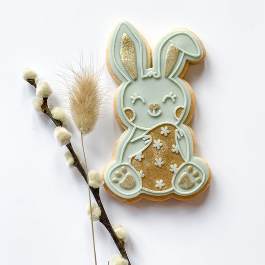 Easter Rabbit Cookie Cutter and Embosser