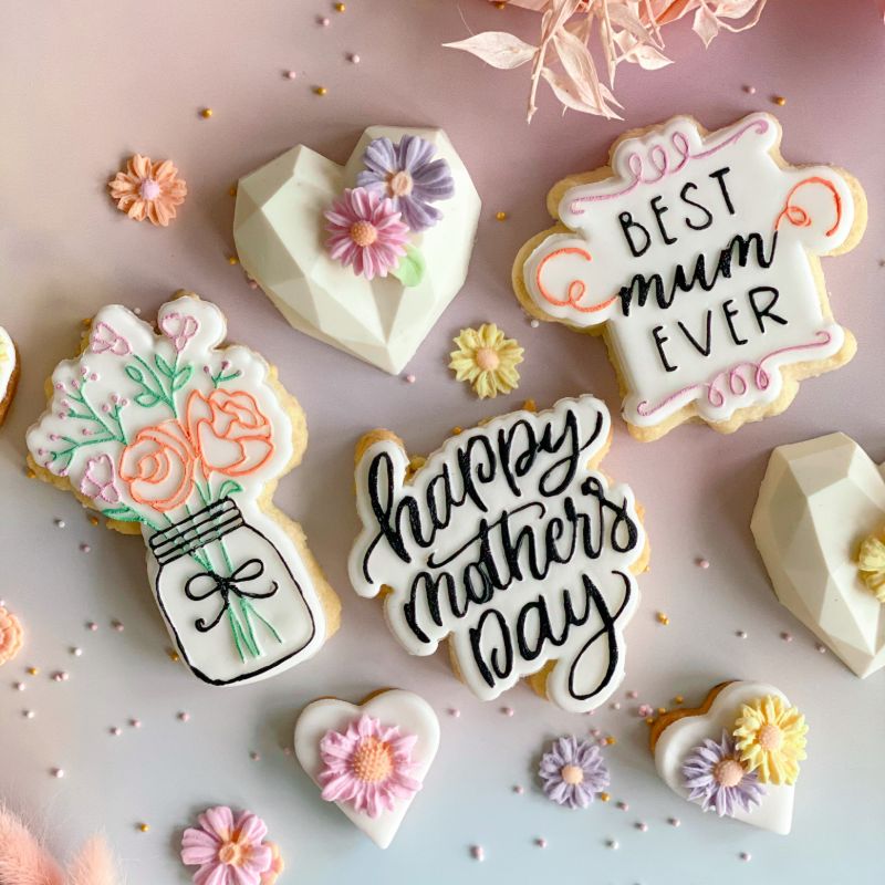 Happy Mother's Day Style 1 Cookie Cutter and Embosser