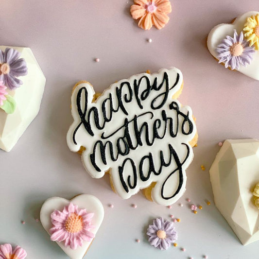 Happy Mother's Day Style 1 Cookie Cutter and Embosser