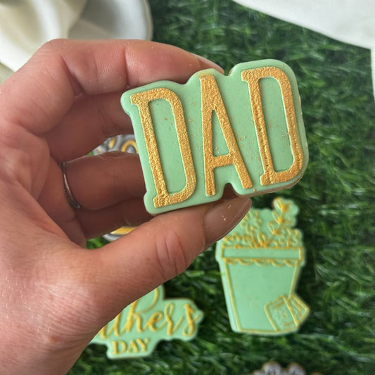 Dad Father's Day Cookie Cutter and Embosser