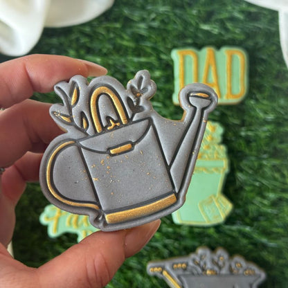 Watering Can Father's Day Cookie Cutter and Stamp