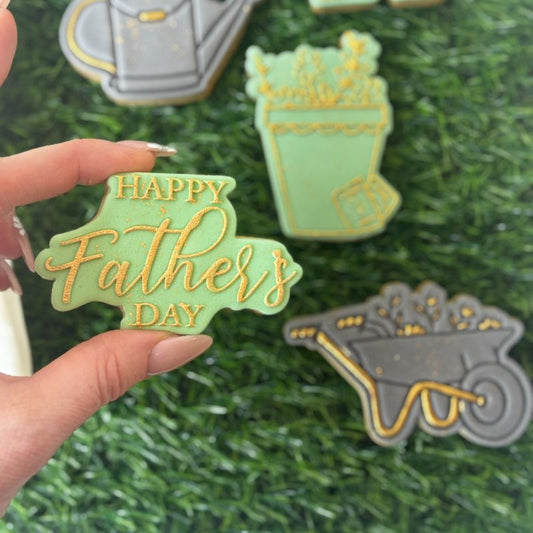 Happy Father's Day Style 5 Cookie Cutter and Embosser