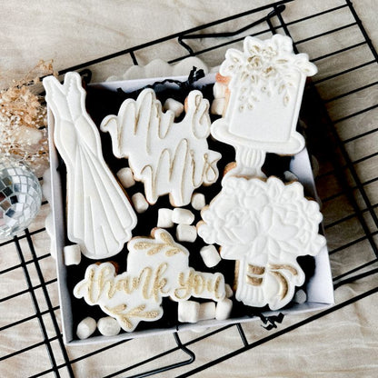 Wedding Bouquet Cookie Cutter and Stamp