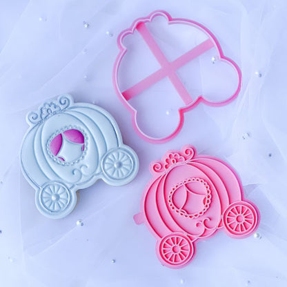 Princess Carriage Cookie Cutter and Stamp by Catherine Marie Cake