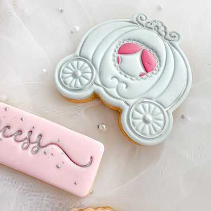 Princess Carriage Cookie Cutter and Stamp by Catherine Marie Cake