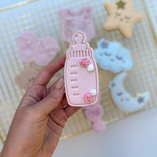Baby Bottle Baby Shower Cookie Cutter and Stamp