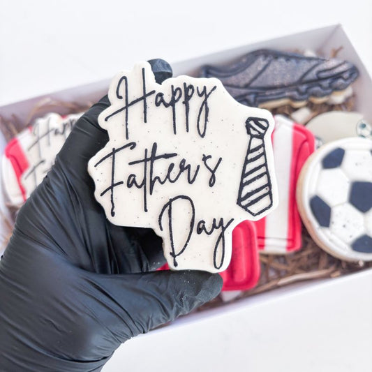 Happy Father's Day Style 4 Cookie Cutter and Embosser