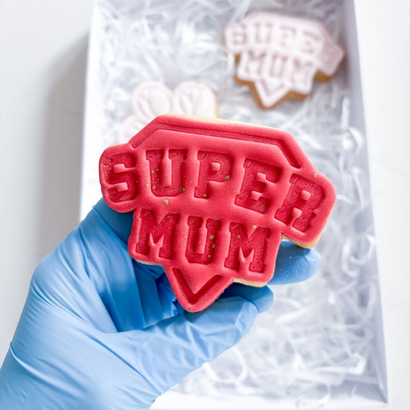 Super Mum Mother's Day Cookie Cutter and Stamp