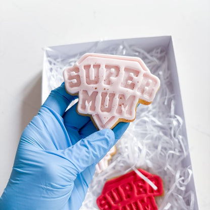 Super Mum Mother's Day Cookie Cutter and Stamp