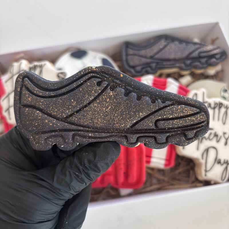 Football Boot Father's Day Cookie Cutter and Stamp