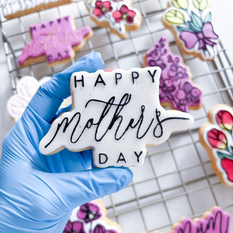 Happy Mother's Day Style 3 Cookie Cutter and Embosser