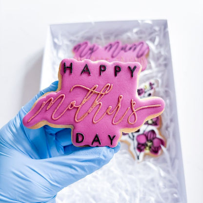Happy Mother's Day Style 3 Cookie Cutter and Embosser
