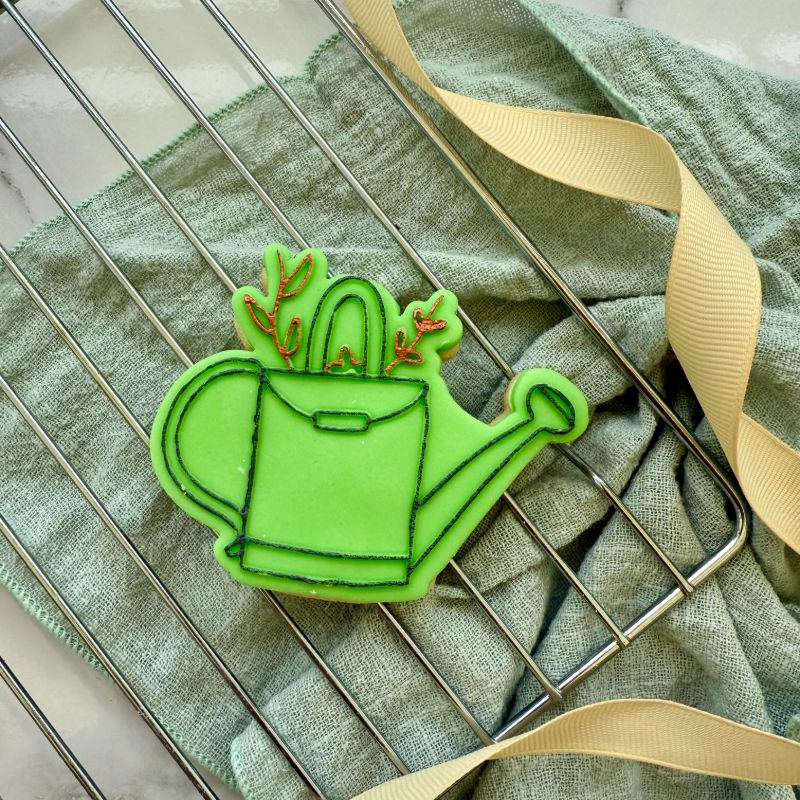 Watering Can Father's Day Cookie Cutter and Embosser