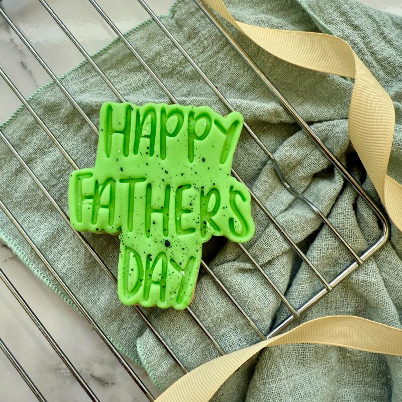 Happy Father's Day Style 1 Cookie Cutter and Stamp