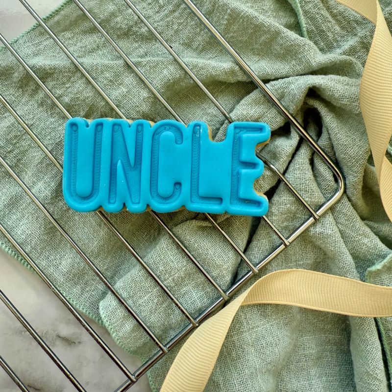 Moustache with Lines Father's Day Cookie Cutter and Stamp