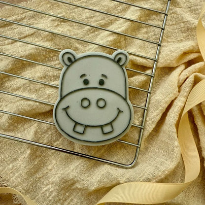 Hippo Jungle Cookie Cutter and Embosser