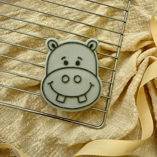 Hippo Jungle Cookie Cutter and Embosser