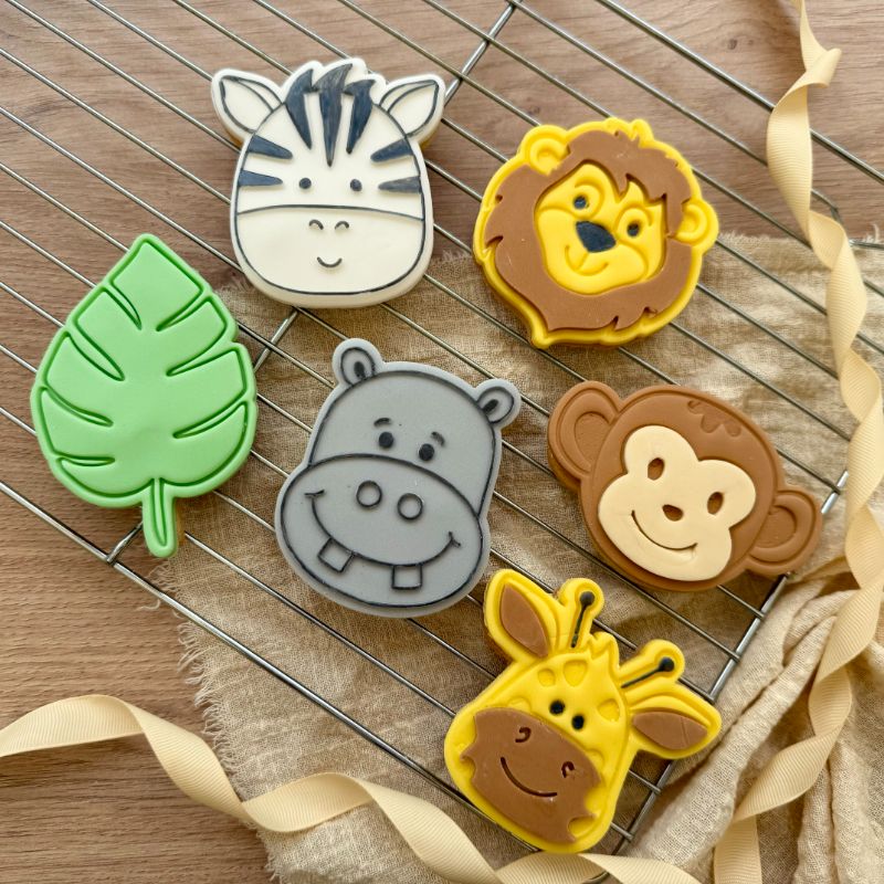 Monkey Jungle Cookie Cutter and Stamp