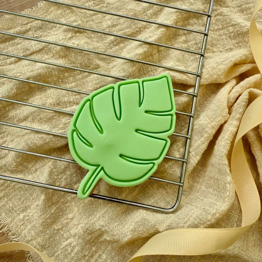 Jungle Leaf Cookie Cutter and Stamp