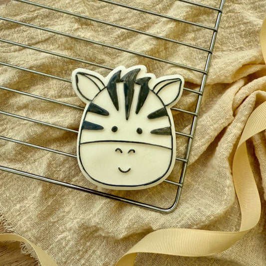 Zebra Jungle Cookie Cutter and Embosser