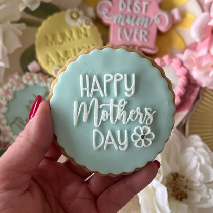 Happy Mother's Day Style 2 Cookie Embosser