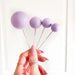 Imperfect Cake Balls Set of 4 - Lilac