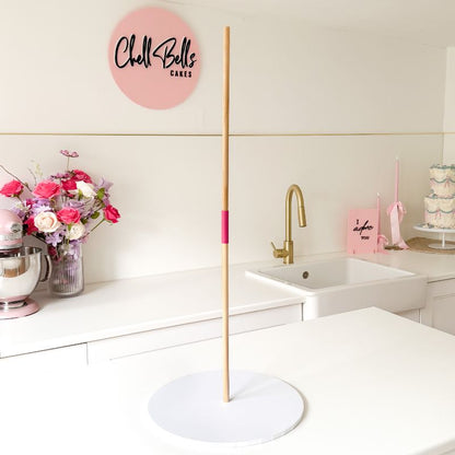 LissieLou 3D Printed Dowel Connectors – Pink Support Joiners for Tall Cakes