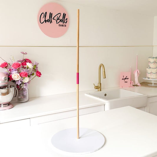 LissieLou 3D Printed Dowel Connectors – Pink Support Joiners for Tall Cakes