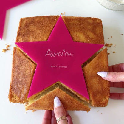 Star Cake Shape – Reusable Template for Perfectly Shaped Cakes