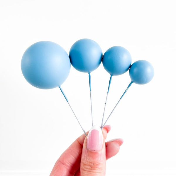 Cake Balls Set of 4 - Sky Blue