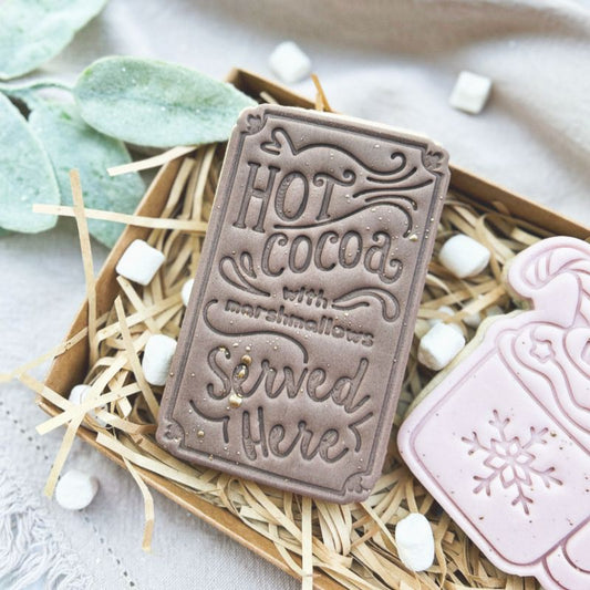 Hot Cocoa Christmas Cookie Cutter and Stamp