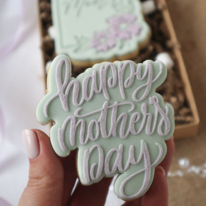 Happy Mother's Day Style 1 Cookie Cutter and Embosser
