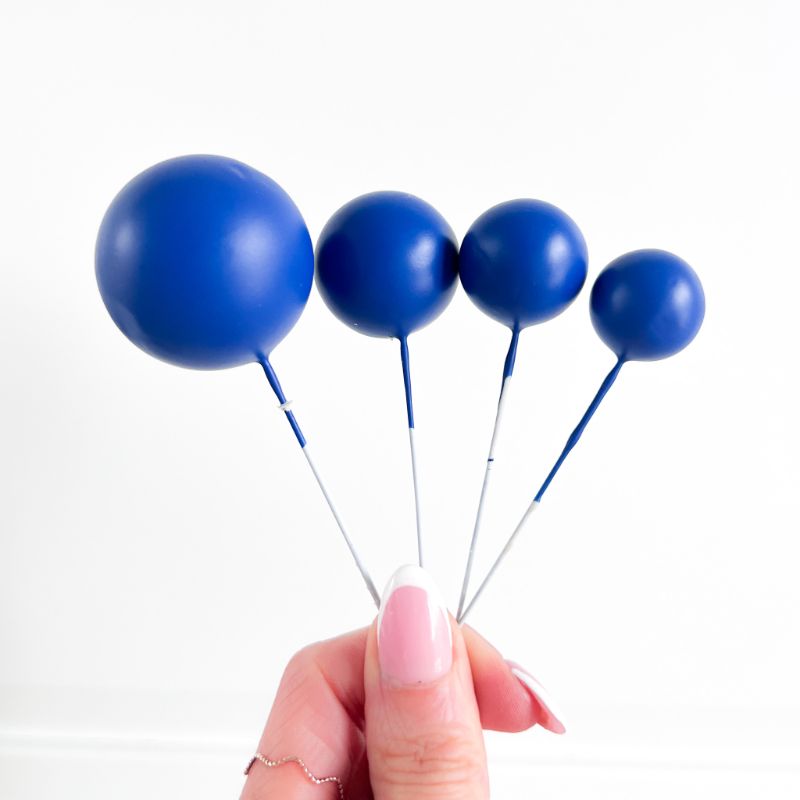 Cake Balls Set of 4 - Royal Blue