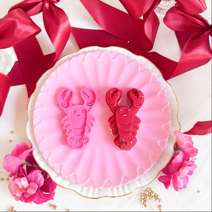 Lobster Valentine's 3D Cookie Stamp and Cutter - suitable for two tone effect