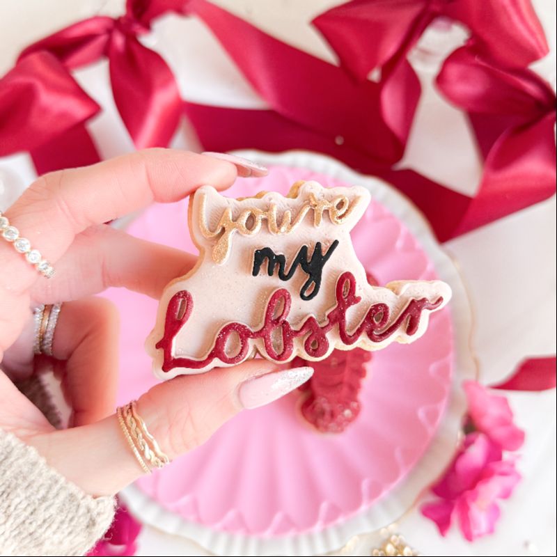 You are my Lobster 3D Cookie Stamp and Cutter - suitable for two tone effect