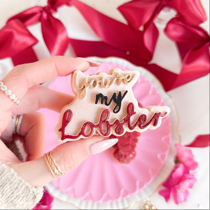 You are my Lobster 3D Cookie Stamp and Cutter - suitable for two tone effect