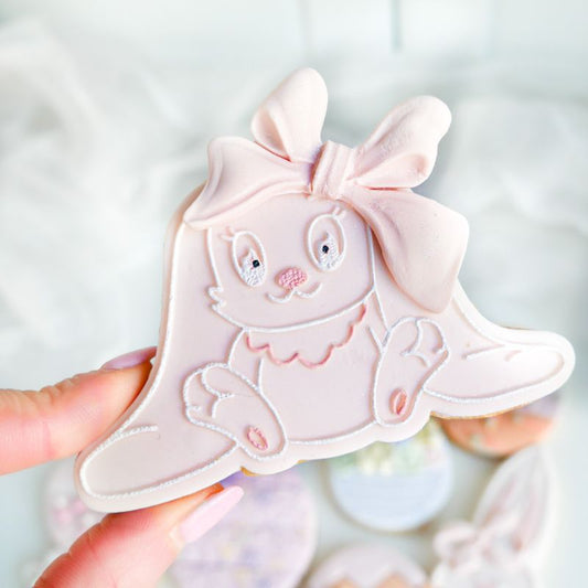 Ultra Floppy Eared Bunny Rabbit Easter Cookie Cutter and Embosser