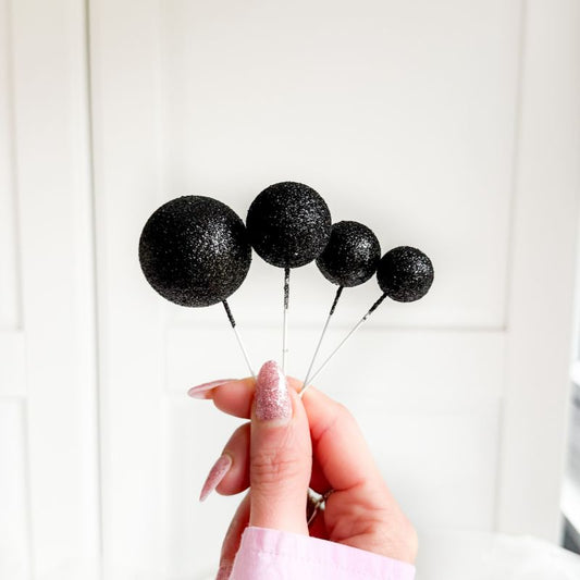 Cake Balls - Glitter Black