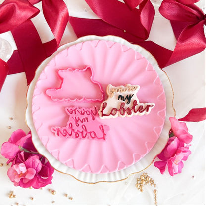 You are my Lobster 3D Cookie Stamp and Cutter - suitable for two tone effect