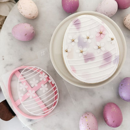 Easter Egg Style 2 Cookie Cutter and Embosser