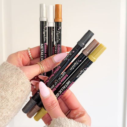 Neutrals Edible Pen Bundle Double End Tip - Set of 6