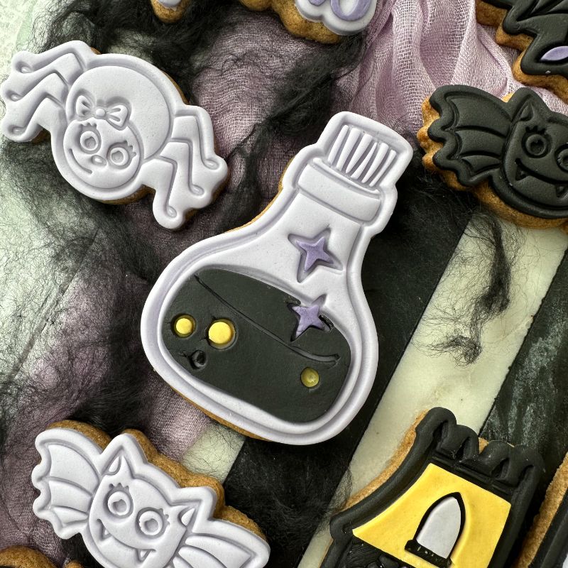 Witches Potion Halloween Cookie Cutter and Stamp