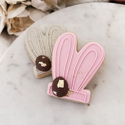 Coco Peony Easter Bunny Ears Headband Cookie Cutter and Embosser