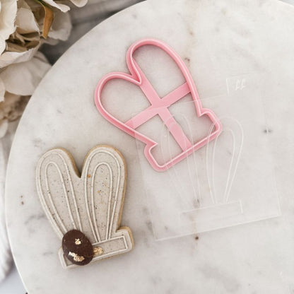 Coco Peony Easter Bunny Ears Headband Cookie Cutter and Embosser