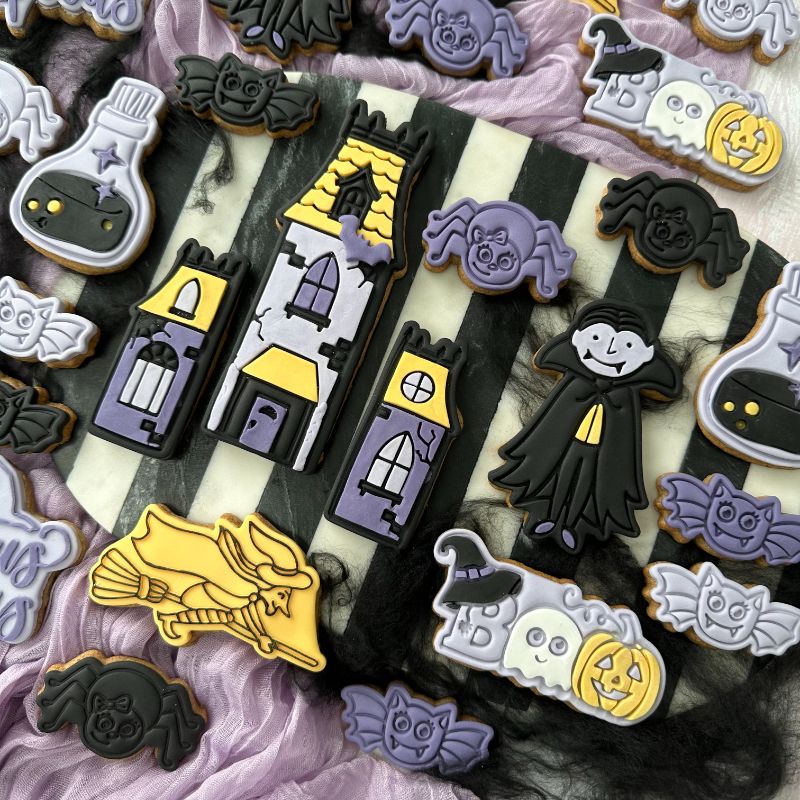 Dracula Halloween Cookie Cutter and Stamp