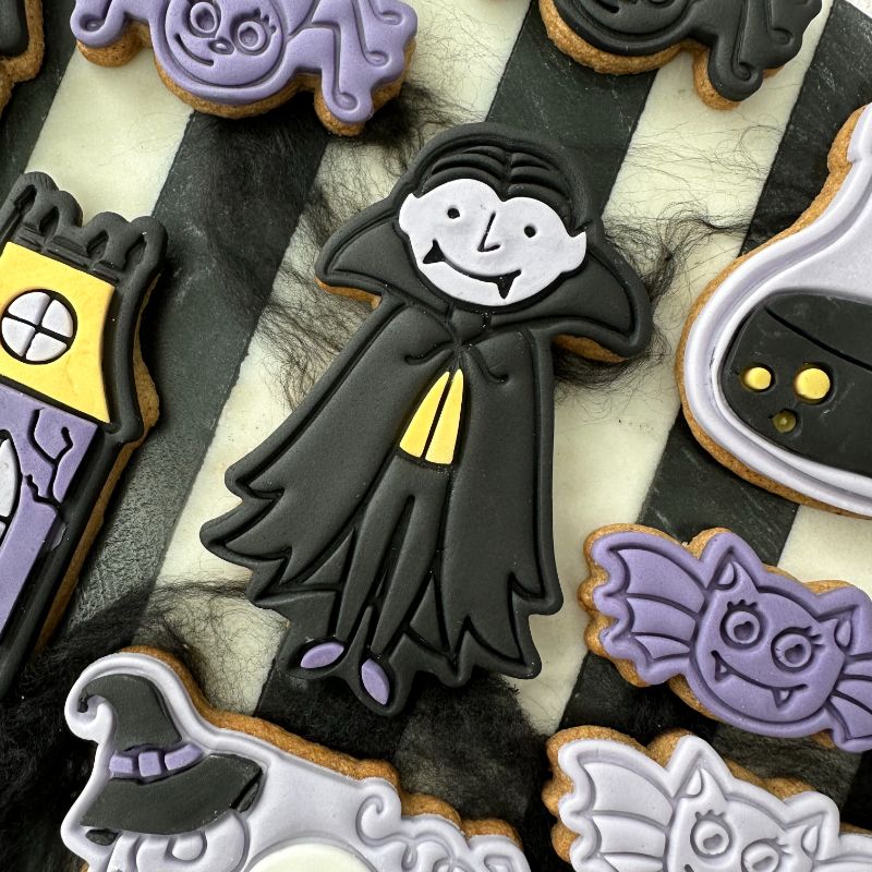 Dracula Halloween Cookie Cutter and Stamp