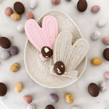 Coco Peony Easter Bunny Ears Headband Cookie Cutter and Embosser