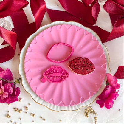 Galentine's Bundle 3D Cookie Stamp and Cutter - suitable for two tone effect - Set of 8 items